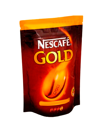 Растворимый кофе Nescafe Gold в пакете 190 грамм